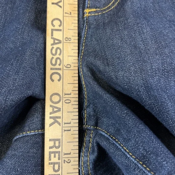 EUC! Michael Kors Women's Jeans 18W Blue Dark Wash Denim Logo - Picture 3 of 8